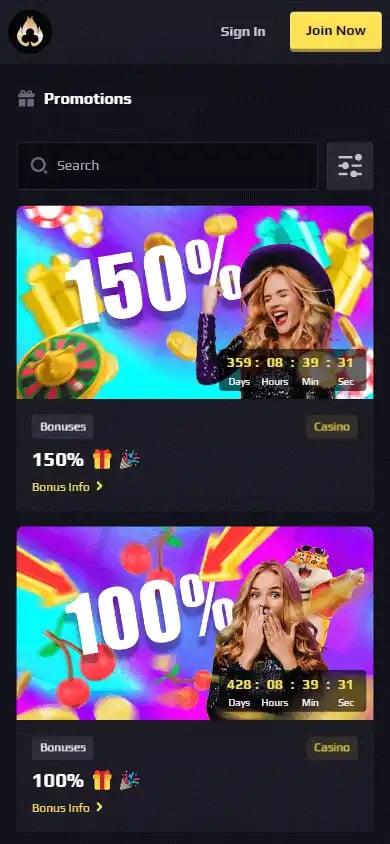 Heats Casino screenshot 6