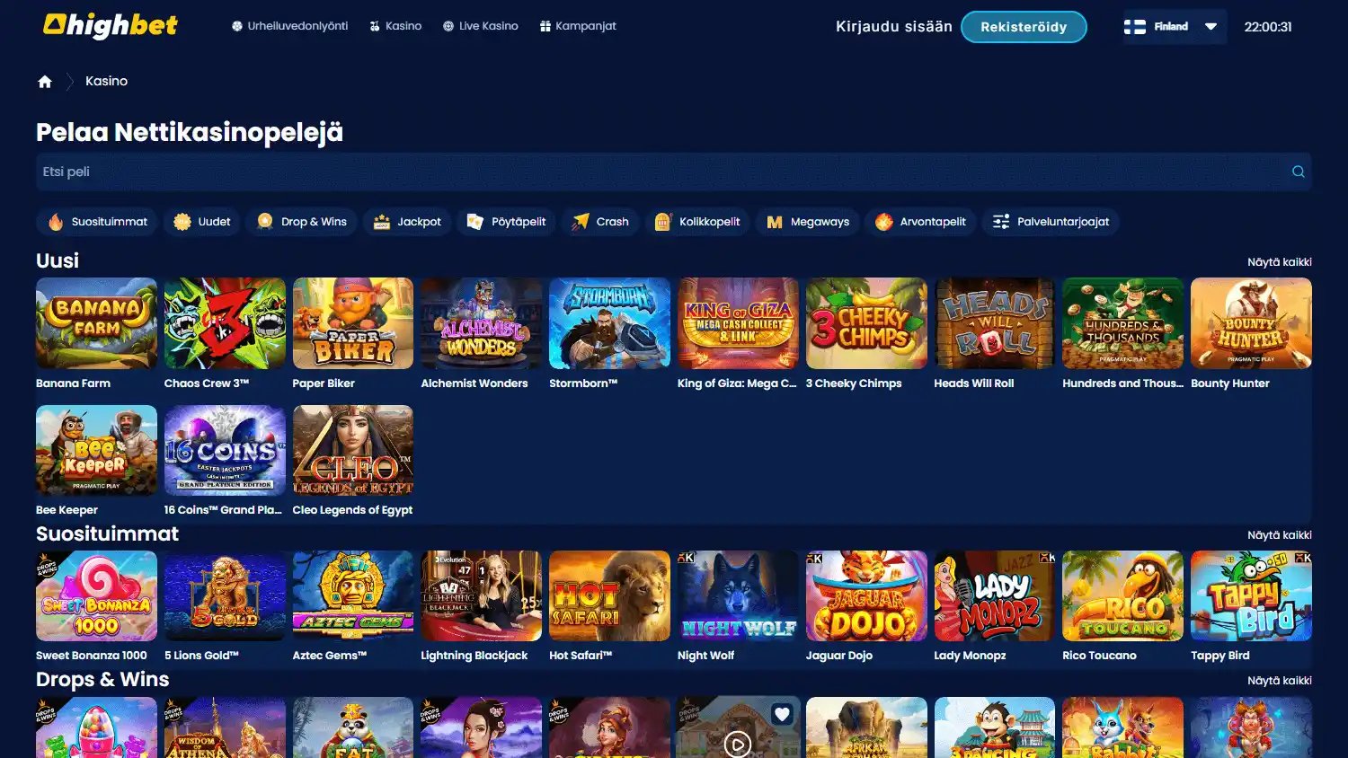 highbet Casino screenshot 2