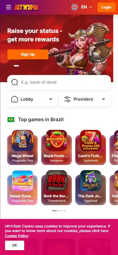 HitNSpin Casino screenshot 4