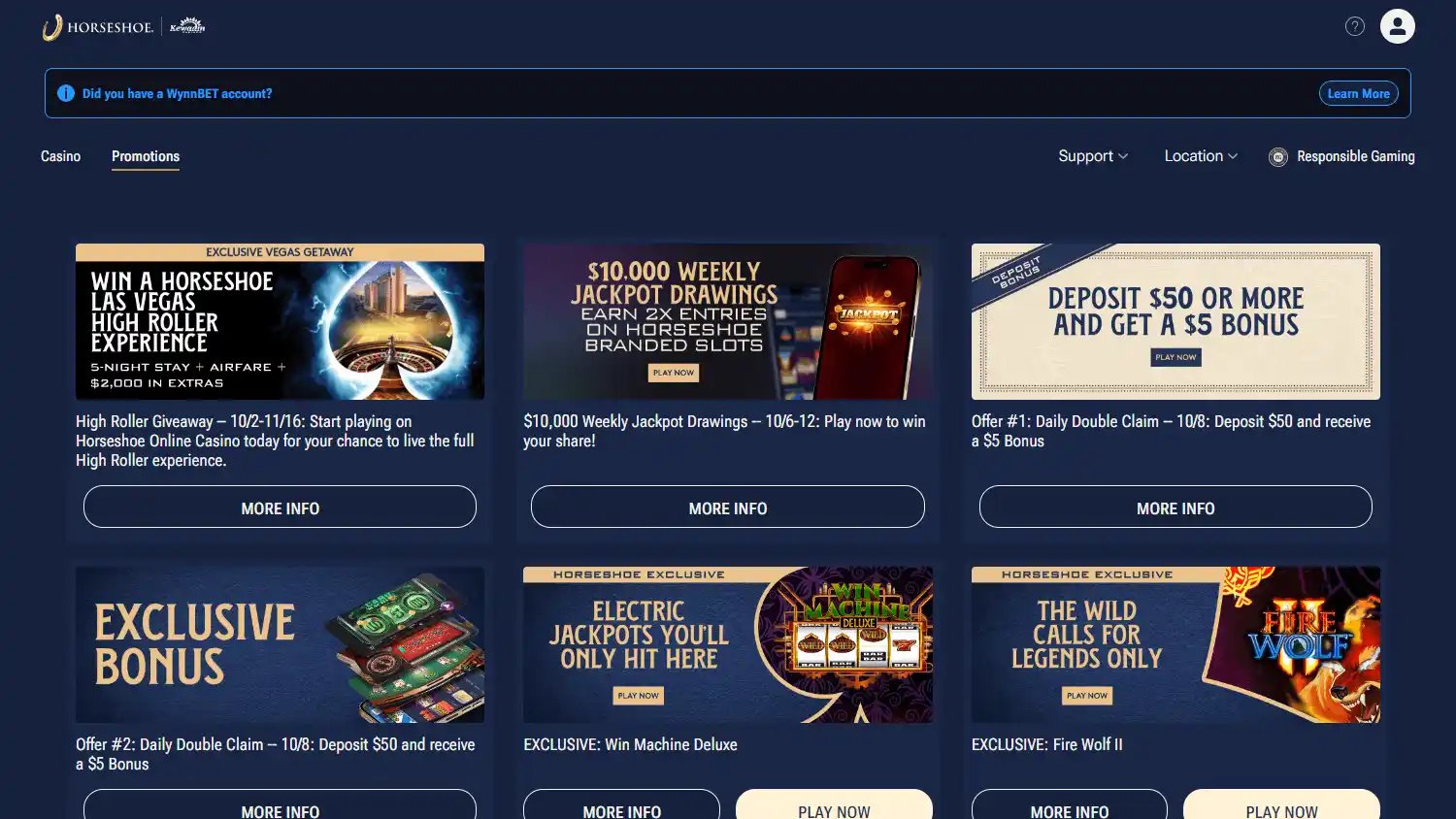 Horseshoe Casino screenshot 2