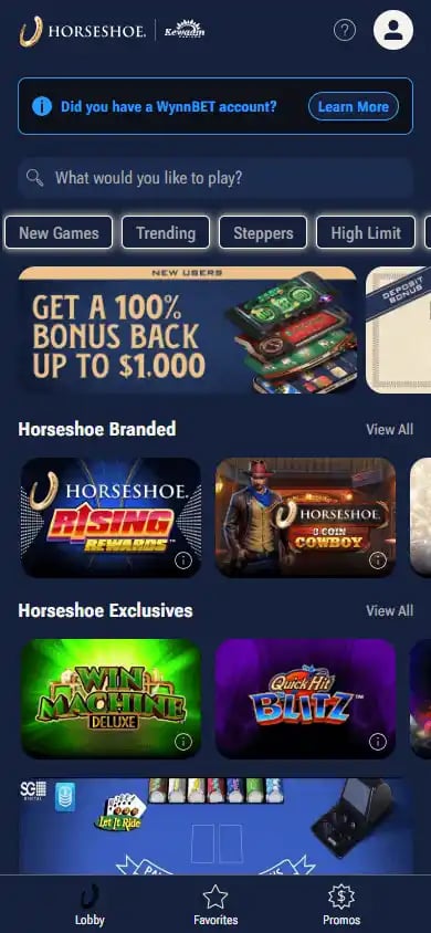 Horseshoe Casino screenshot 3