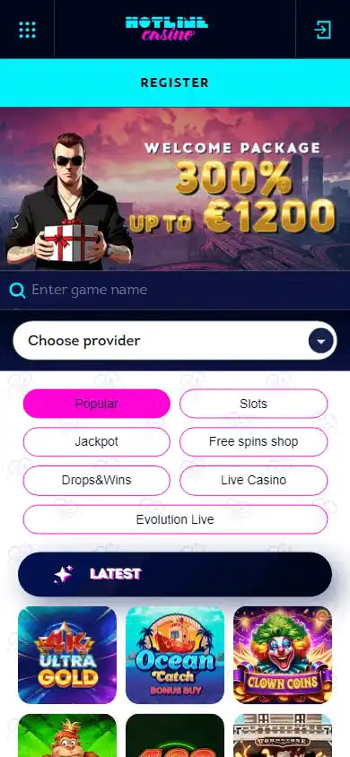 Hotline Casino screenshot 3