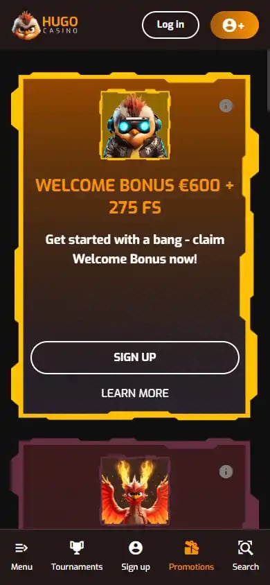 Hugo Casino screenshot 6