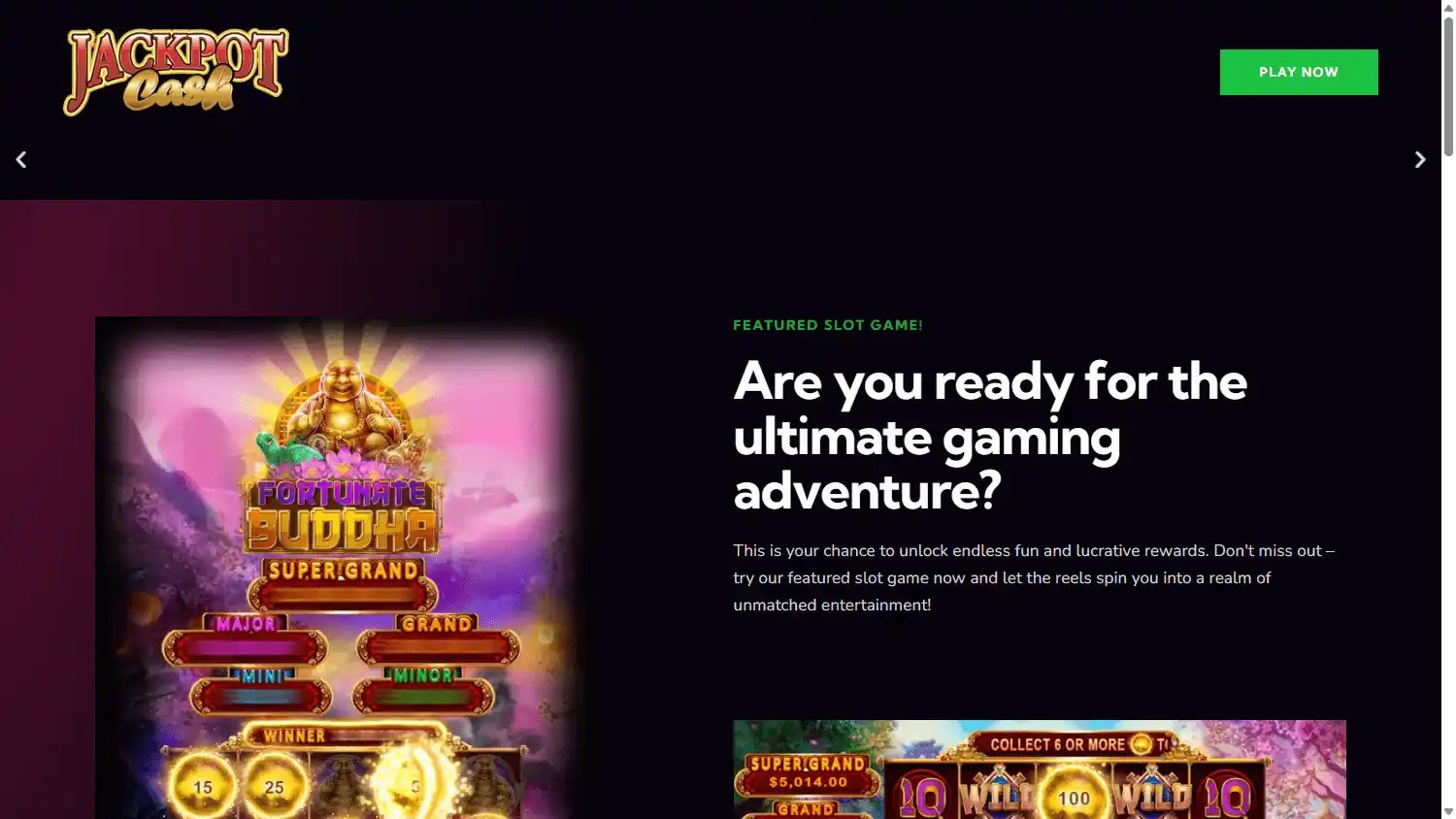 Jackpot Cash Casino screenshot 1