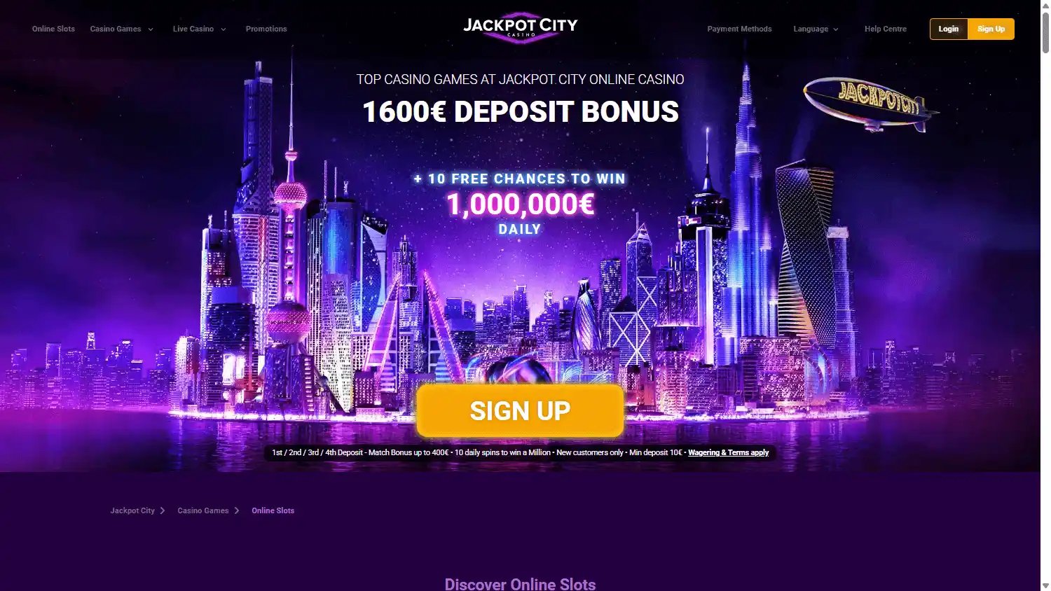 JackpotCity Casino screenshot 2