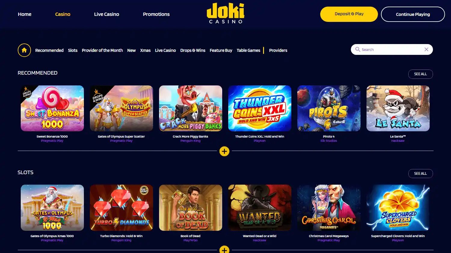 JokiCasino screenshot 2