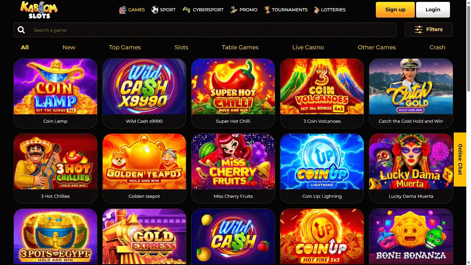 KaboomSlots Casino screenshot 2