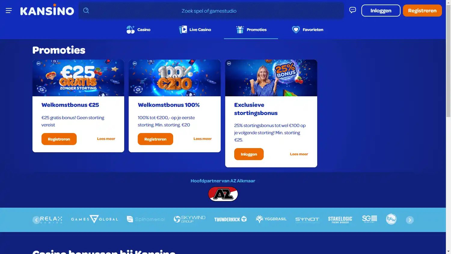 Kansino Casino screenshot 3