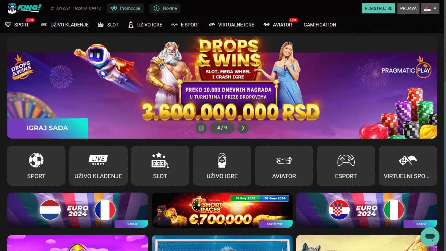 King Casino screenshot 1