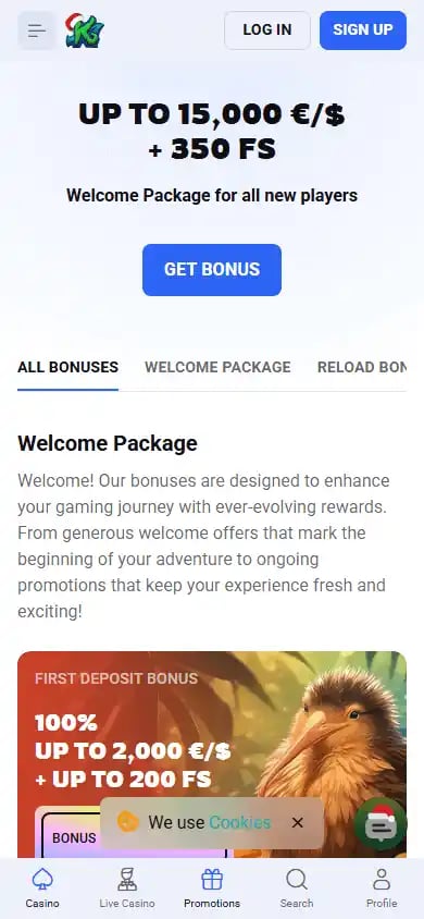 Koru Casino screenshot 4
