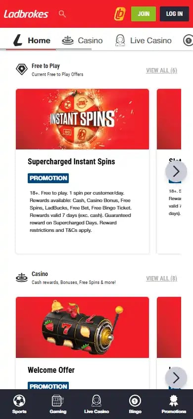 Ladbrokes Casino screenshot 6