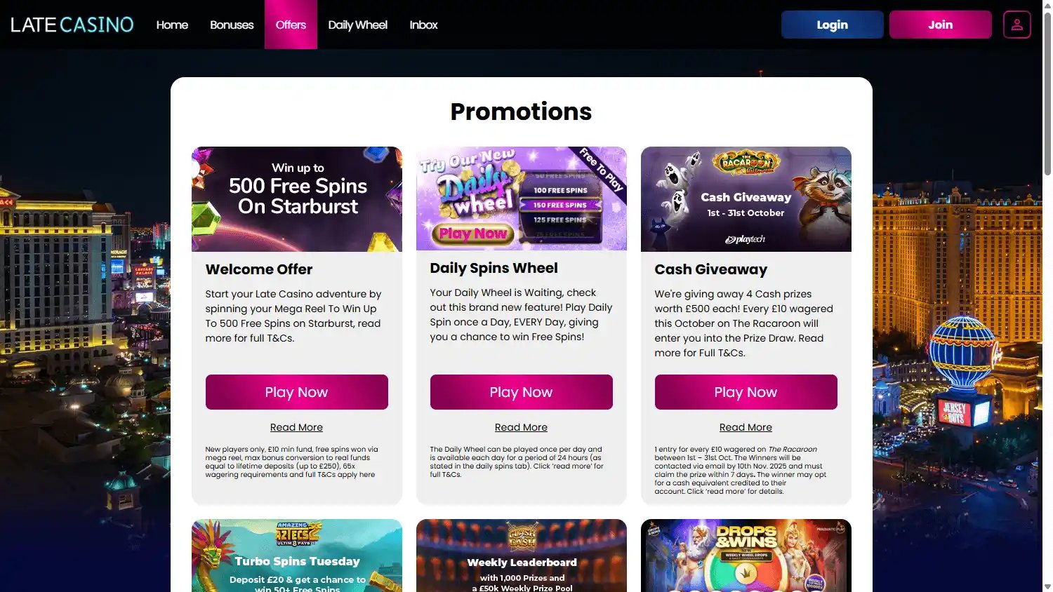 Late Casino screenshot 3