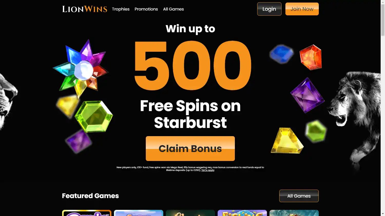 Lion Wins Casino screenshot 1