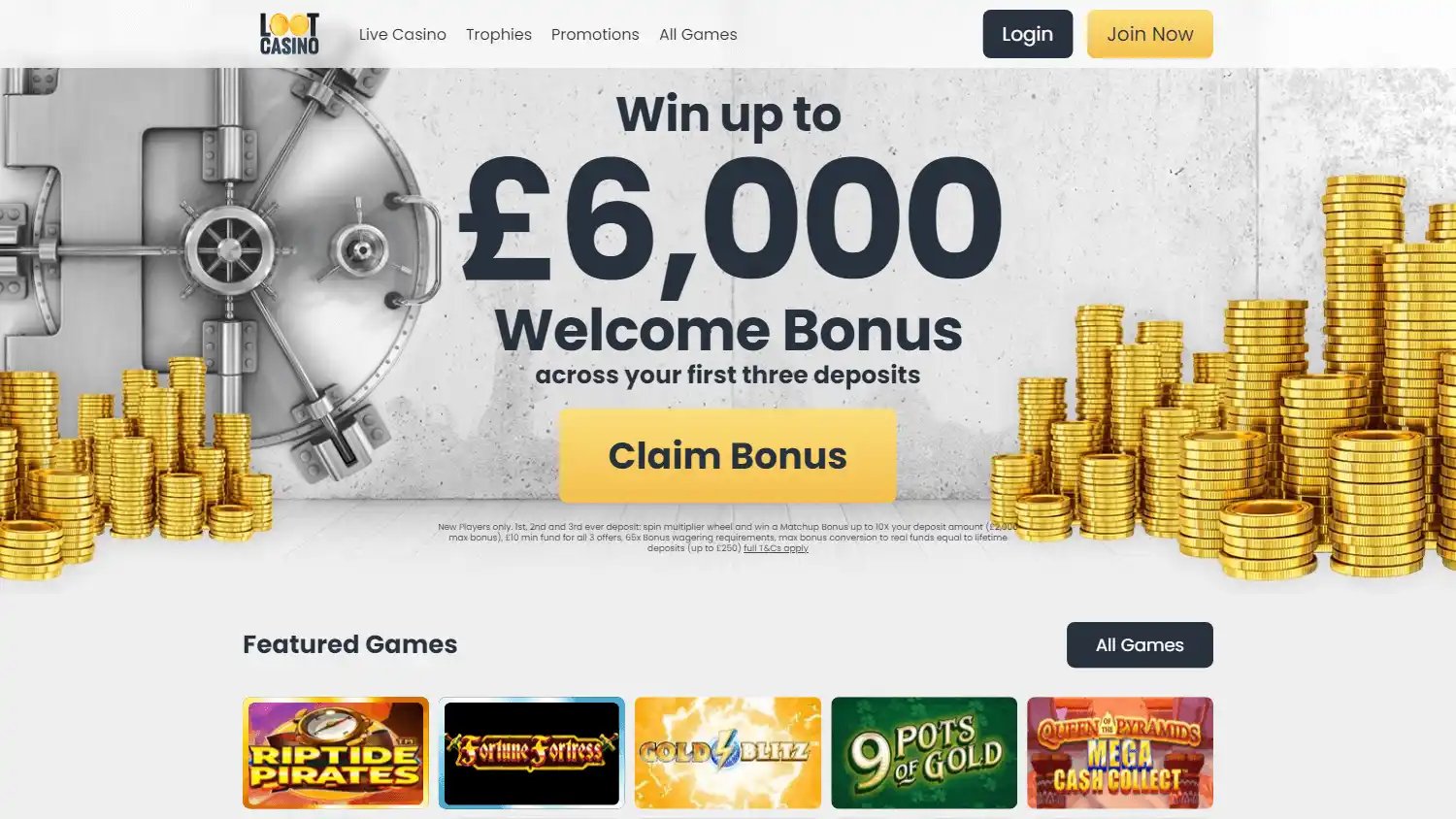Loot Casino screenshot 1