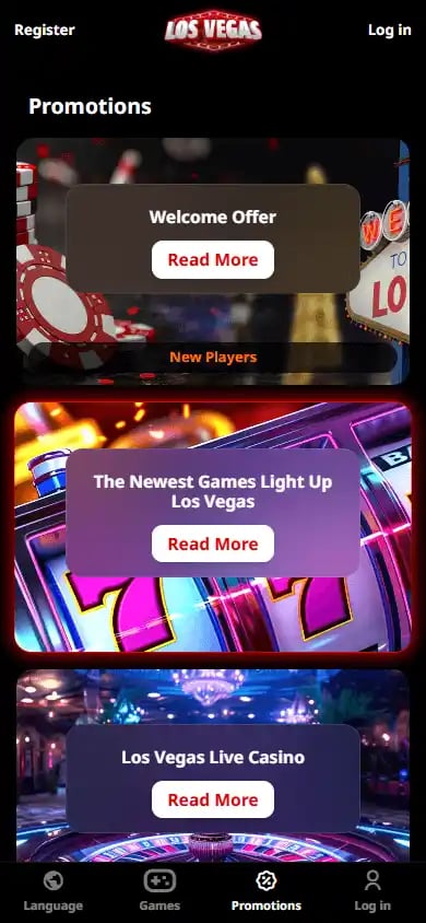 LosVegas Casino screenshot 6