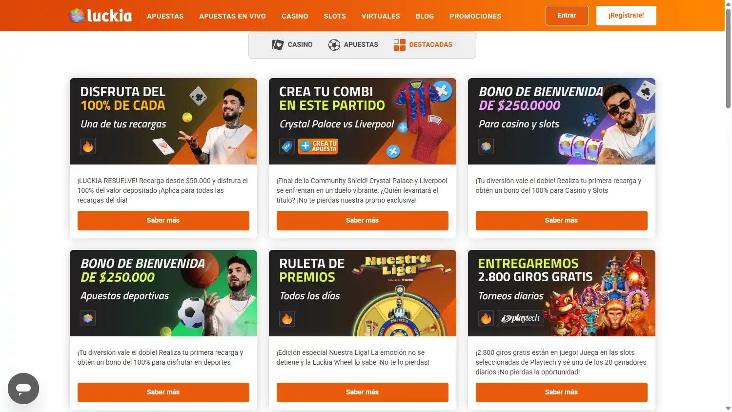 Luckia Casino CO screenshot 3