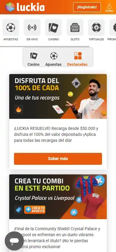 Luckia Casino CO screenshot 6