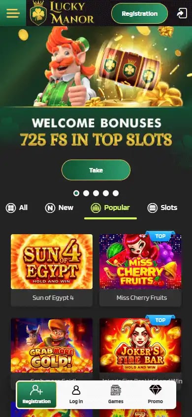 Lucky Manor Casino screenshot 4