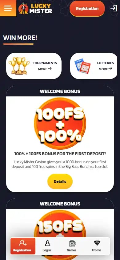 Lucky Mister Casino screenshot 6