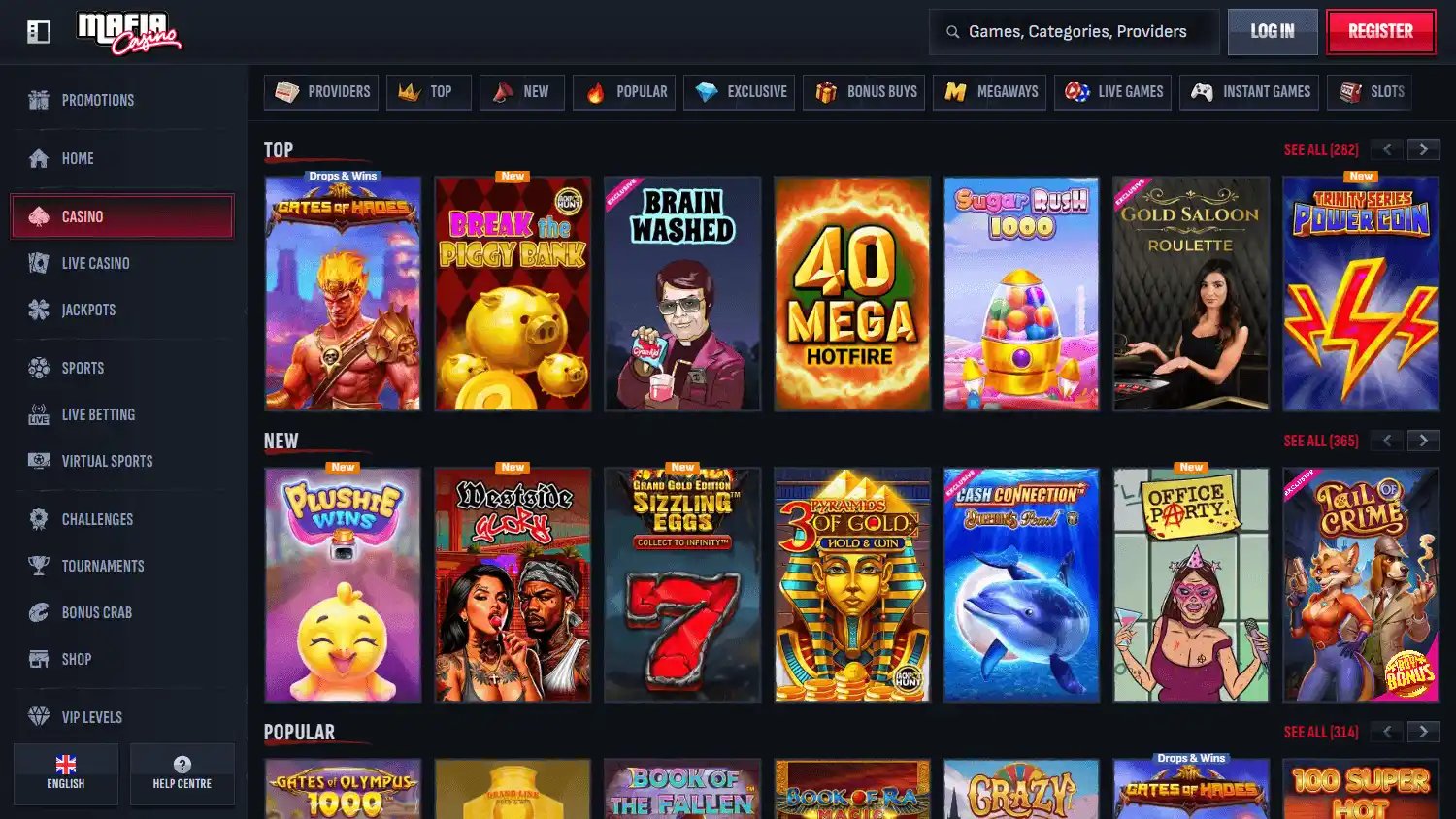 Mafia Casino screenshot 2