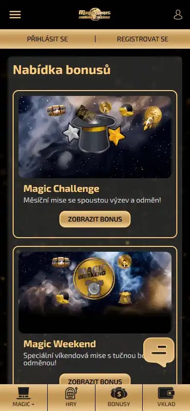 Magic Planet Online Casino screenshot 6