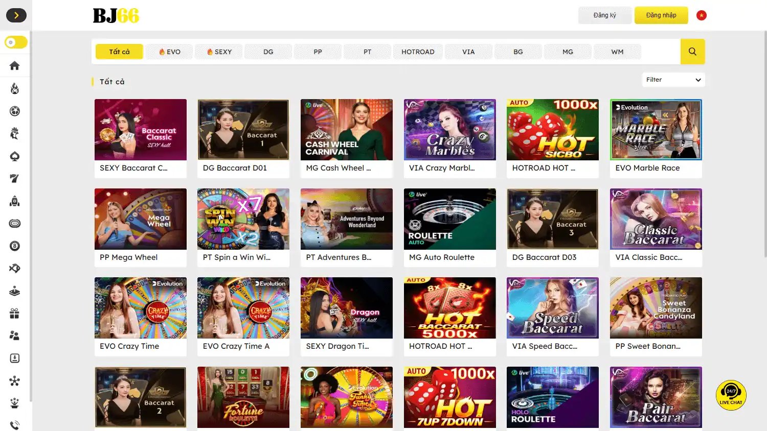 Betjili Casino screenshot 2