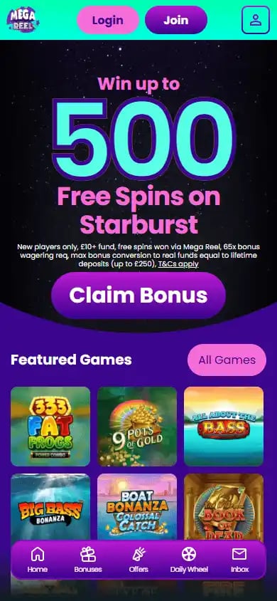 Mega Reel Casino screenshot 4
