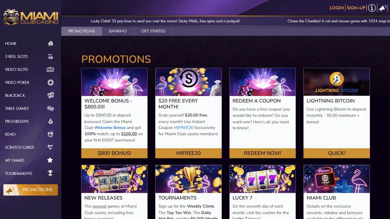 Miami Club Casino screenshot 3