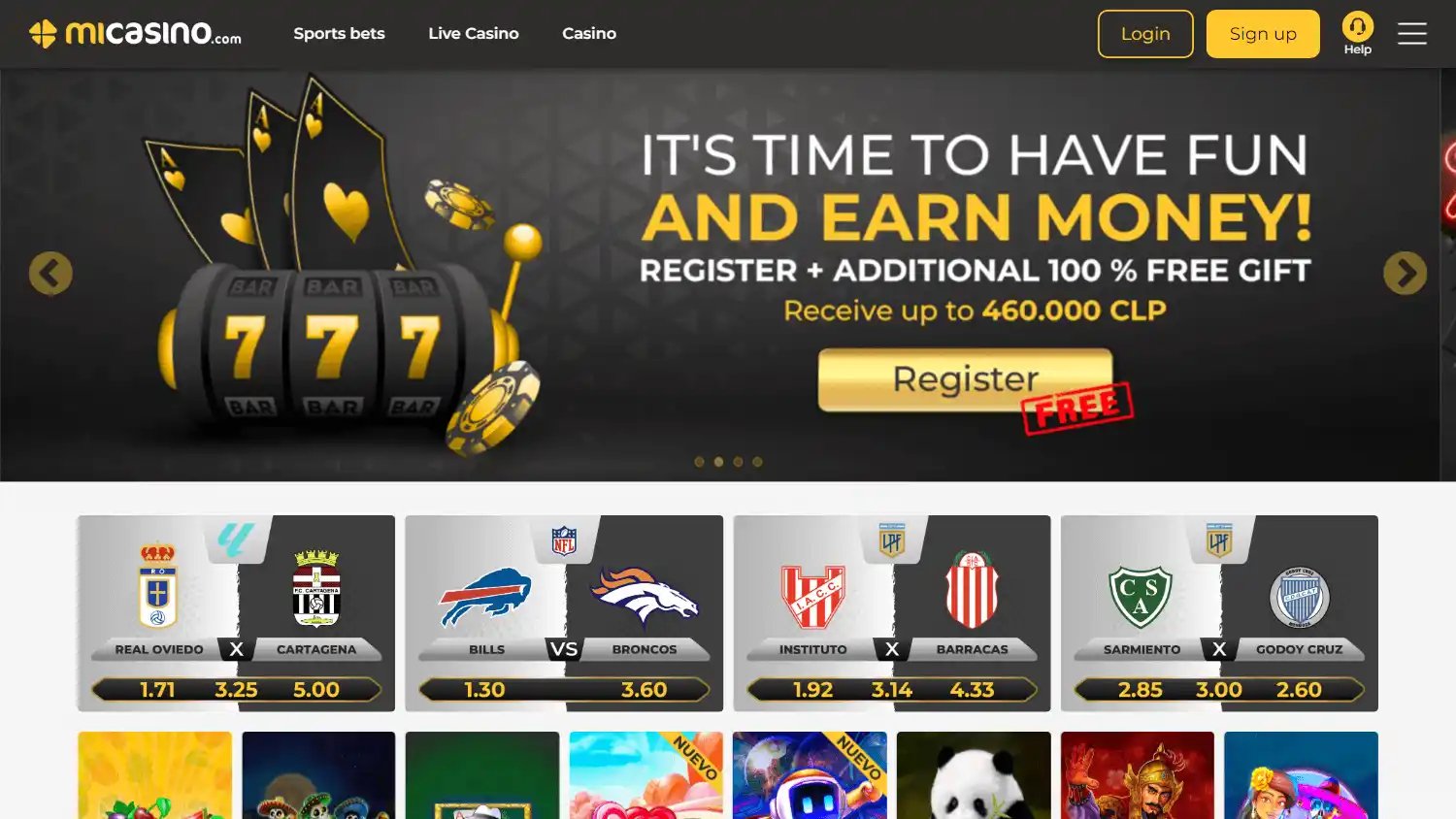 MiCasino screenshot 1