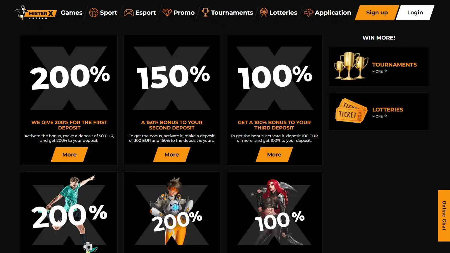 Mister X Casino screenshot 3