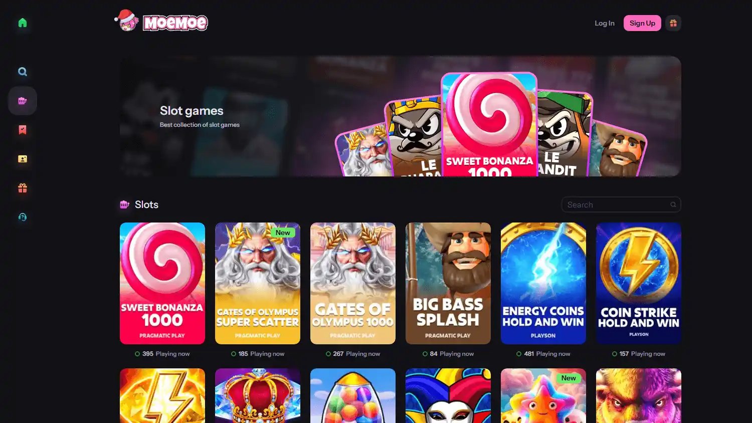 MoeMoe Casino screenshot 2