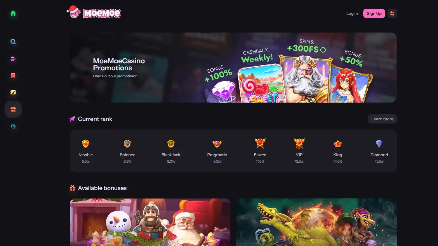 MoeMoe Casino screenshot 3
