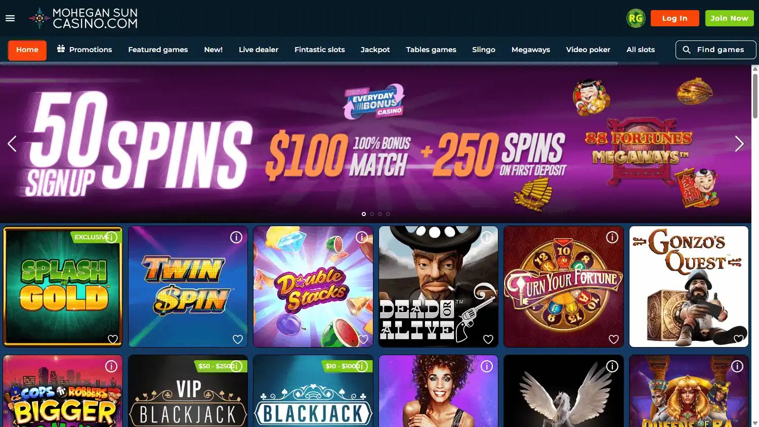 Mohegan Sun Casino screenshot 1