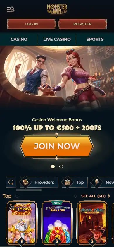 MonsterWin Casino screenshot 4