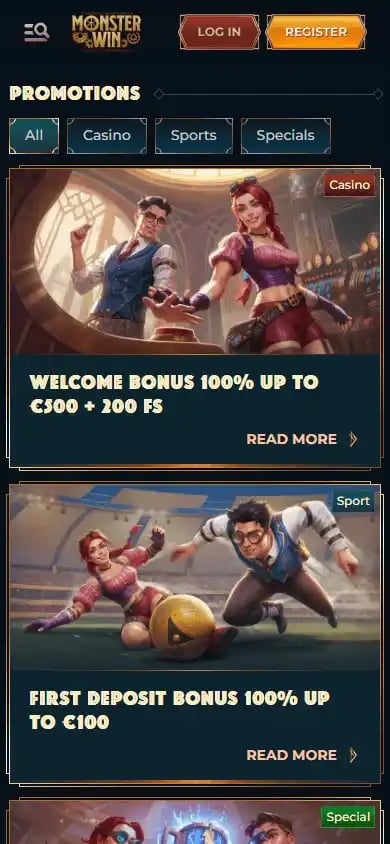 MonsterWin Casino screenshot 6