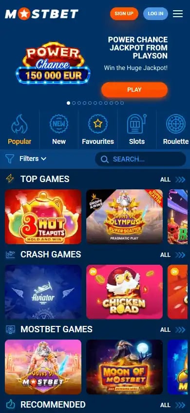 Mostbet Casino MX screenshot 6