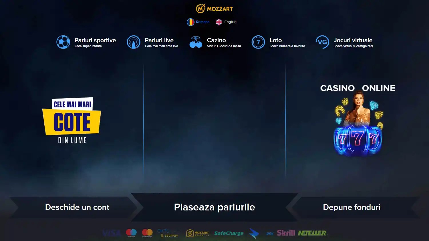 Mozzart Casino screenshot 1