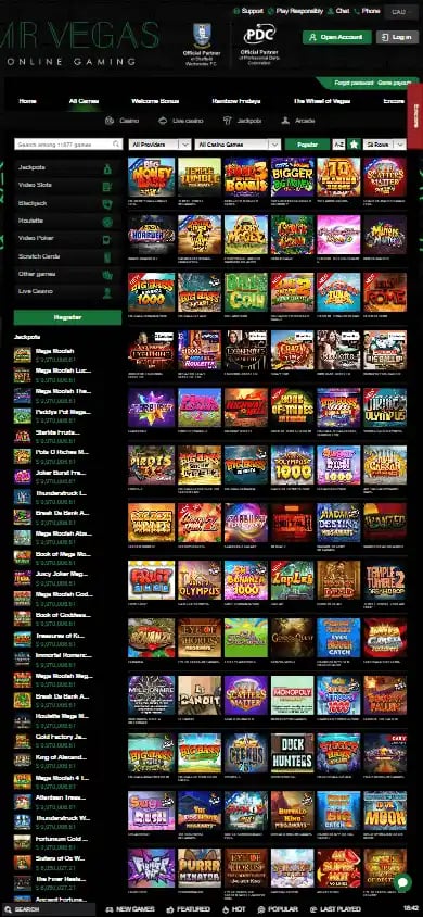 Mr. Vegas Casino Ontario screenshot 6
