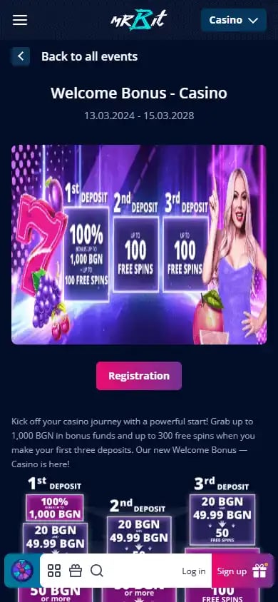 Mr Bit Casino BG screenshot 6