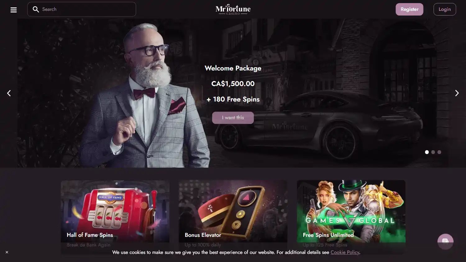 Mr Fortune Casino screenshot 1