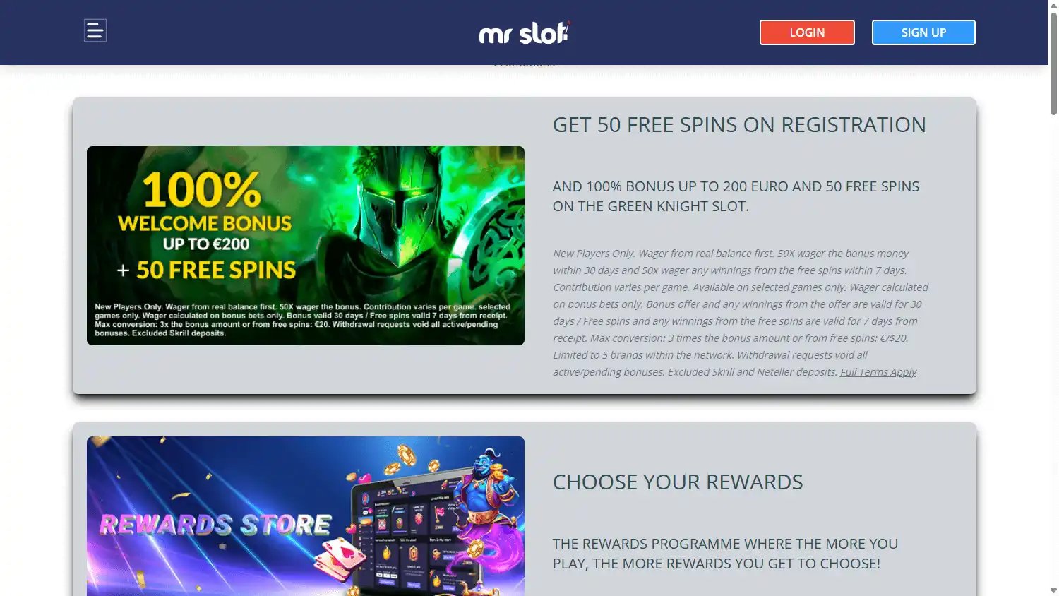 MrSlot Casino screenshot 3
