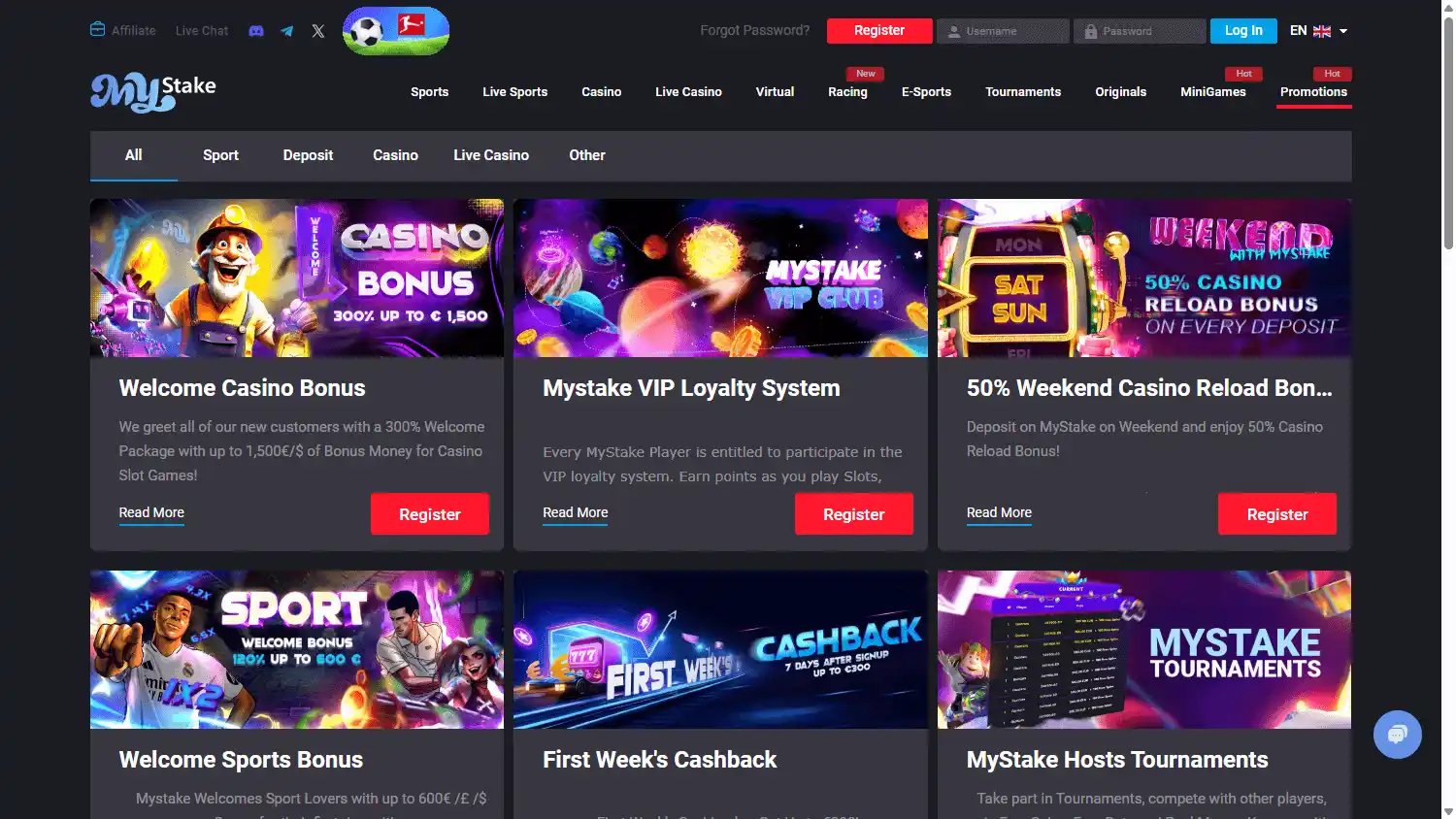 MyStake Casino screenshot 3