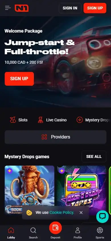 N1 Bet Casino screenshot 3