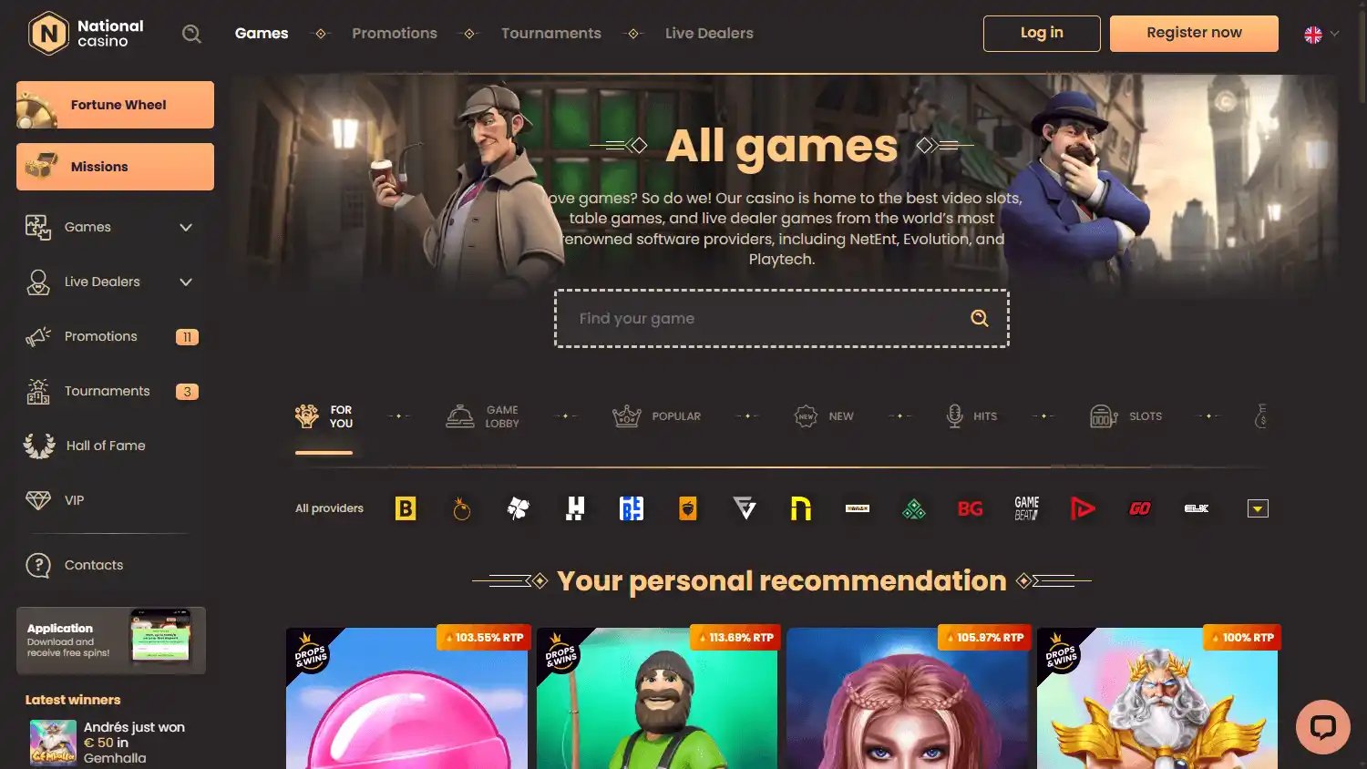 National Casino screenshot 2