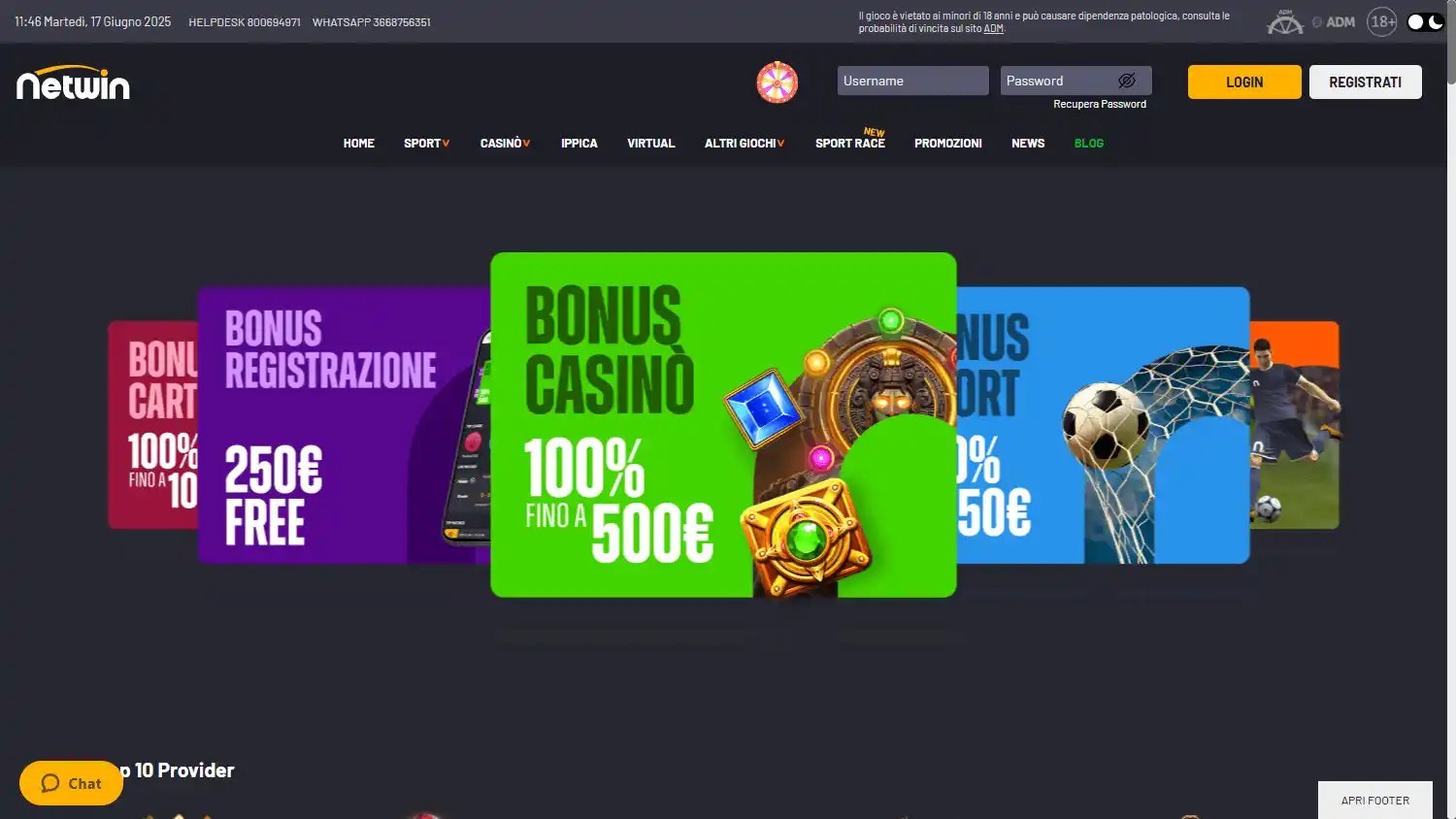 Netwin Casino screenshot 1