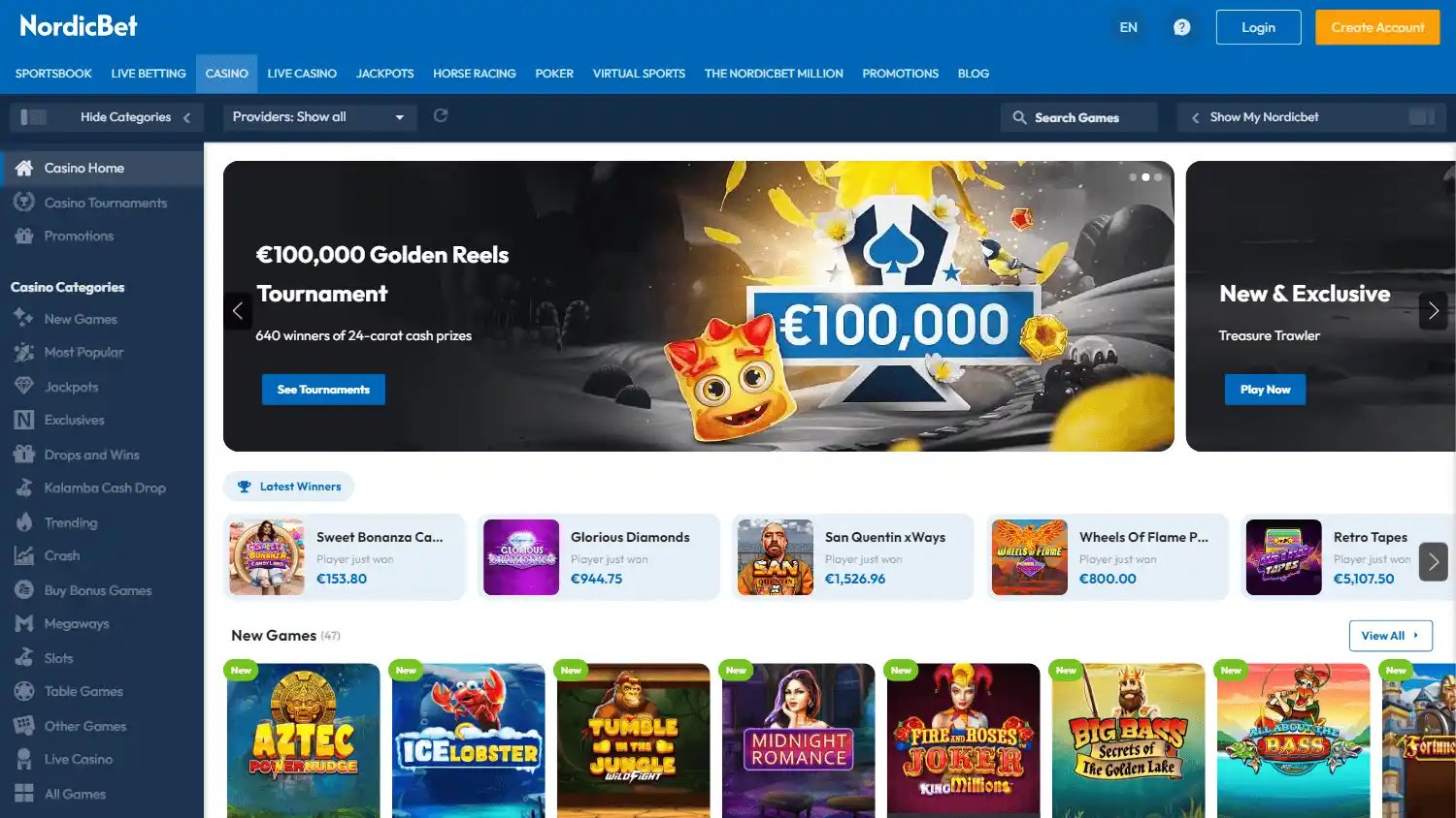 NordicBet Casino screenshot 2