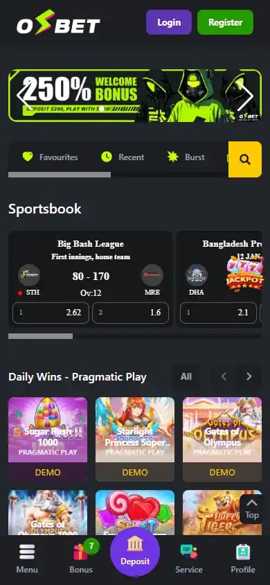 OSbet Casino screenshot 4