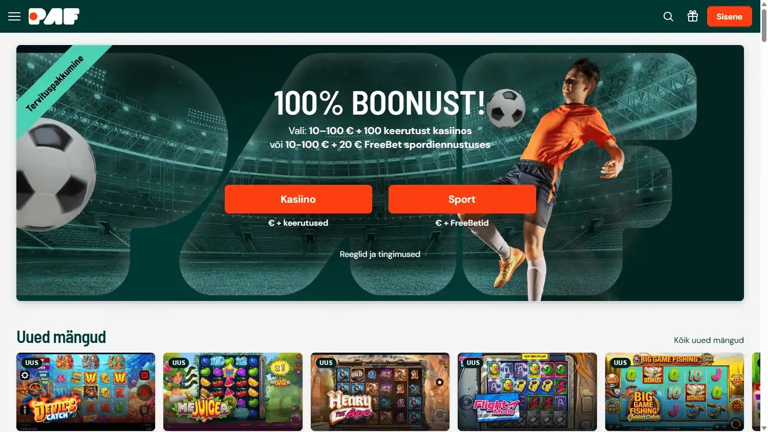 Paf Casino EE screenshot 1