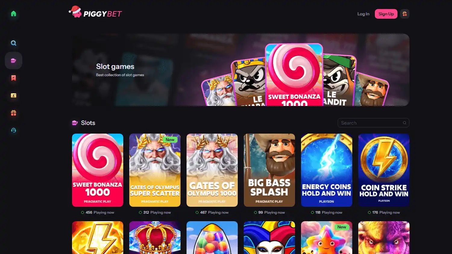 PiggyBet Casino screenshot 2