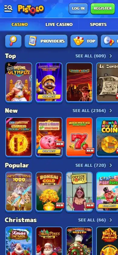 Pistolo Casino screenshot 5